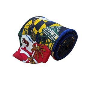 Resisto 100% Silk Maryland Historical Society Tie By Will Bridge